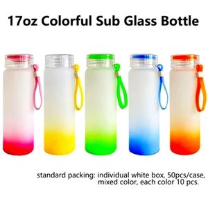 17 Color sub Glass Bottle / 6 bottles for $50
